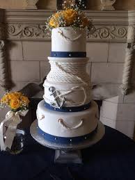 Wedding Cake Nautical Theme Blue White By Thecakezone Nautical Wedding Cakes Nautical Theme Wedding Cake Cake