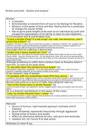We cannot without circumstance descry. Romeo And Juliet Key Quotes Analysis And Explanation Teaching Resources