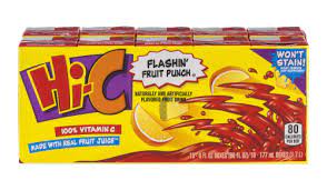 Find quality beverages products to add to your shopping list or order . Hi C Flashin Fruit Punch 10 Ct 5 98 Fl Oz Mariano S