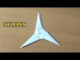 Klik tajuk entri untuk video tutorial. Cara Membuat Shuriken Bintang Tiga Youtube Origami Bintang Kertas