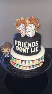Stranger Things Birthday Cake In 2020 Stranger Things Stranger Things Halloween Stranger