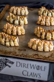 These Game Of Thrones Inspired Direwolf Claws Are Flaky Fabulous And So Easy To Make Easy Desserts Game Of Thrones Party Pepperidge Farm Puff Pastry