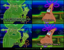Smart Patrick Spongebob Funny Illustration Spongebob Squarepants