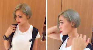 Ash blonde can be an extremely difficult color to get right. Hair Goals Jodi Sta Maria Goes Silver Ash Blonde Coconuts Manila