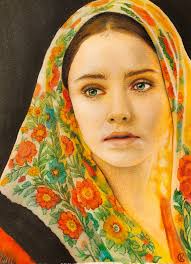 Serene mountain retreat watercolor painting