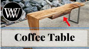 Our shop is located in the hellgate canyon just outside of missoula, montana. Modern Live Edge Waterfall Coffee Table Part 3 How To Build Dovetail Drawer Hand Tool Woodworking Youtube