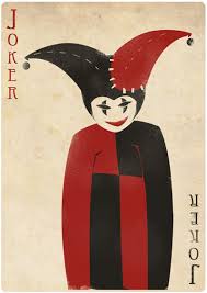 Customizable elegant vintage floral red carnation card. Playing Cards Present And Past Streetsofsalem