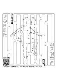 Today is july 12, 20 ___ coloring page. Coloring Page Labyrinth Harlequin Free Printable Coloring Pages Img 29750