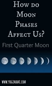 Learn How The First Quarter Moon Phase Affects Us Emotionally Physically And Mentally Moon Phases Moon Meaning Moon Phases Meaning