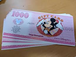 追跡有り送料無料※ ギフト封筒付※ 東京ディズニーランド ディズニーシー リゾート ギフトカード