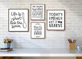 Free Farmhouse Kitchen Decor Printables Set Of 9 Quotes Kitchen Decor Printables Farmhouse Kitchen Decor Kitchen Wall Art Printables