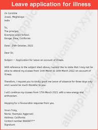 Medical leave application for government employees (copy & paste) the thing is that whenever we are righting a leave application we should have the best reason for leave application. 10 Application For Sick Leave In English For Class 6 New Format How To Write A Letter For Sick Leave