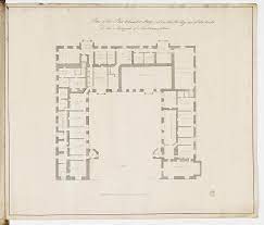 Exquisite craftsmanship is evident throughout the castle, the rich mahogany panelling and vaulting in the library is one of the finest regency interiors in the world. Castle Ashby 2f Architecture Plan Floor Plans Residential Architecture