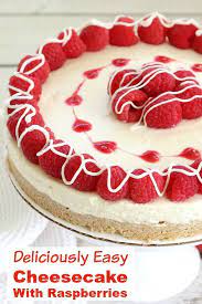 No Bake White Chocolate Raspberry Cheesecake Recipe Chocolate Cheesecake Recipes Easy Cheesecake Recipes Chocolate Raspberry Cheesecake