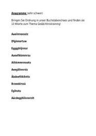 Die begriffe drehen sich alle rund um das thema sommer. Anagramm Magazine