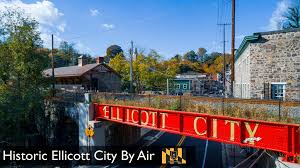 It looks worse than the 2016 flood and just as deep. Historic Ellicott City By Air Ellicott City S Iconic Oliver Viaduct As Seen From Our Drone Historic Ellicott City By Air E C Michael Photographer Aaic Visual Perceptions Maryland Drone Service The Trains