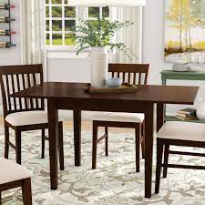 Andover Mills Balfor Butterfly Leaf Rubberwood Solid Wood Dining Table Reviews Wayfair Solid Wood Dining Table Dining Table In Kitchen Wood Dining Table