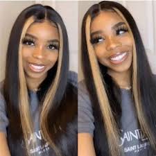 Human hair shoulder length straight lace front wig. Best African American Wigs For Black Women Online Unice Com