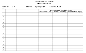 Maybe you would like to learn more about one of these? Contoh Format Buku Kesehatan Anak Tk Paud Administrasi Tk Paud