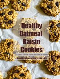 Healthy Oatmeal Raisin Cookies The Gestational Diabetic Healthysnack In 2020 Healthy Oatmeal Raisin Cookie Recipes Oatmeal Raisin Cookies Healthy Raisin Cookies