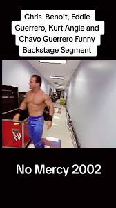 Funny Backstage Segment with Eddie Guerrero, Kurt Angle, Chris Benoit ...