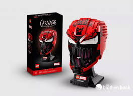 Cletus kasady is finally put behind bars, but when he is ch. Marvel S Symbiote Carnage 76199 Lego Bust Revealed With Target Pre Order News The Brothers Brick The Brothers Brick