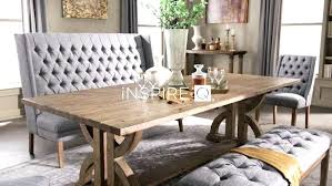The byron bench is part of our modern dining room furniture range, featuring clean lines and designed for comfortable urban living. Home Decoration High Back Bench Dining Room Set