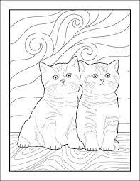 Cats' vision is not black and white. Cat Coloring Pages For Kids And Adults 3 Free Printables