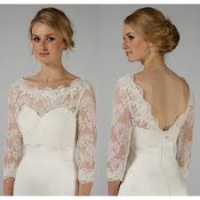 Lace bolero with couture neck design, three quarter or full length sleeves, available in ivory, white white or black lace. Bolero De Mariage Femmes 3 4 Manches Soiree Dentelle Dos En V Nupital Blanc Ivoire Sur Mesure Ivoire Achat Vente Bolero Cdiscount