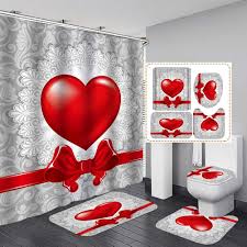 Check spelling or type a new query. Online Romantic Red Wine Glass With Rose Pattern Shower Curtains Sets With Bath Mat Contour Rug Toilet Lid Cover For Valentines Day Bathroom Decor Team Promotions Blog Puzzle Concept Fr