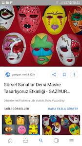 Karton Maske Boyama