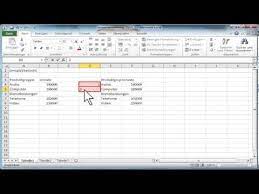 Excel Nummerierung Automatisches Ausfullen Von Zahlenreihen Youtube