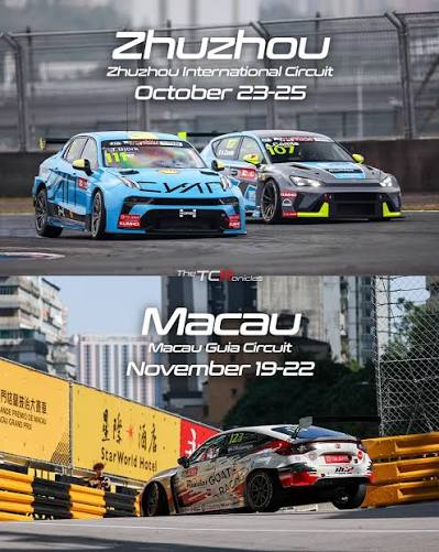 Október 23-25. Zhuzhou Int. Circuit, Kína