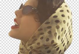 Taylor Swift Wildest Dreams, woman wearing gray and black polka-dot head  scarf transparent background PNG clipart