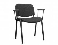 If you can't adjust the chair's depth, use a low back or lumbar support. Standard Office Chair