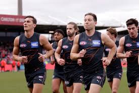The incident occurred in the third quarter and saw the gws star reported for striking the blues stopper. Abi788hithq23m