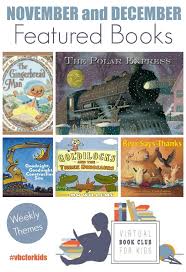 November Books For Virtual Book Club For Kids November Books Preschool Books Books