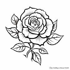 Flower Coloring Pages - Free & Printable!
