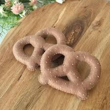 Pretzel Play Food Felt Food Felt Pretzel Snack Food Pretend Play Play Kitchen Bakery Toy Felt Food Patterns Felt Food Felt Play Food