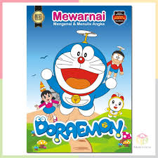 √kumpulan gambar mewarnai doraemon yang banyak dan bagus. Buku Mewarnai Anak Paud Dan Tk Doraemon Shopee Indonesia