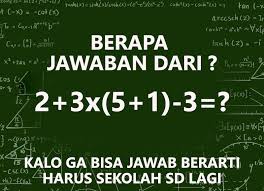 Teka teki logika asah otak dan jawabannya teka teki logika dalam kondisi tertentu kita perlu berpikir 28 des 2019 teka teki logika dan jawabannya terbaru halo sobat semuanya gimana kabarnya. Teka Teki Logika Matematika Bergambar Dan Jawabannya