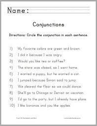 Printable english grammar exercises with answers (pdf worksheets to download). Circle The Conjunctions Worksheet Preposition Worksheets Conjunctions Worksheet Worksheets For Grade 3