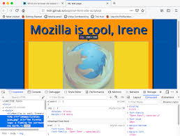 You don't have to write a long essay; What Are Browser Developer Tools Learn Web Development Mdn