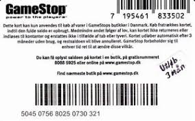 Gift Card Promotion Card Gamestop Denmark Gift Card Col Dk Game 002a