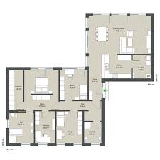 Extrem cooler grundriss fur einen bungalow barenhaus bungalow. Fertighaus Bungalow Toulouse Modern Mit Flachdach Gussek Haus Hausbaudirekt De