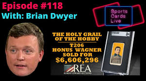 Brian Dwyer, President REA Auctions Shows off the $6.6M Record Breaking  Honus Wagner