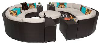 Pull together patio furniture sets for intimate outdoor seating solutions, or larger patio furniture sets for hosting and entertaining. Garden Feeling 11 Piece Outdoor Wicker Patio Furniture Round Sofa Set Wicker Patio Outdoor Furnitureset Piece Aliexpress