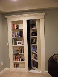 They did not really go down there much because it just seemed like an unnecessary thing to do. Neet Doorway Into The Utility Portion Of The Basement Home Secret Rooms Bookcase Door