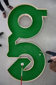 Coole Fonts Typo Inspiration Mal Anders Minigolf Golf Typografie