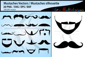 Download Mustaches Svg Silhouette Mustaches Vector Clipart Mustaches Beard By Arcsmultidesignsshop Thehungryjpeg Com Silhouette Ad Diy Tattoo Sketch Design Svg PSD Mockup Templates